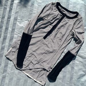 Lululemon Striped Long-Sleeve